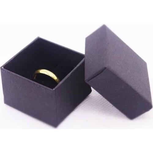 2019 New Kraft Ring Box High Quality 100pcs/Lot (Custom Logo Cost Extra MOQ : 1000 PCS ) Gift BOX
