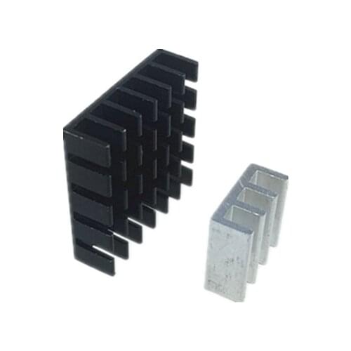 5pcs Parts Alloy Aluminum Heat Sink Heatsink 20*20*6mm/11*11*5.5mm for FPV Transmitter TS5828 TS5828L TS5823 TX526 Receiver