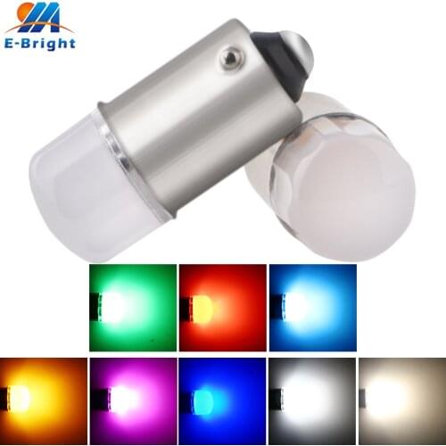 50Pcs DC 6Volt BA9S 5630 Flood Led Bulb Flashlight Pinball Machine Toy Game Cars Warm White Blue Amber Waterproof 6V H6W T11 T4W