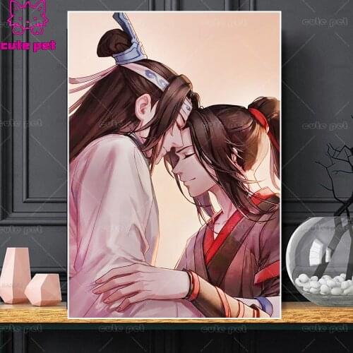 DIY Diamond Embroidery"Mo Dao Zu Shi Figure Wei Wuxian Anime"5d Full Square Drill Mosaic Diamond Painting Cross Stitch picture