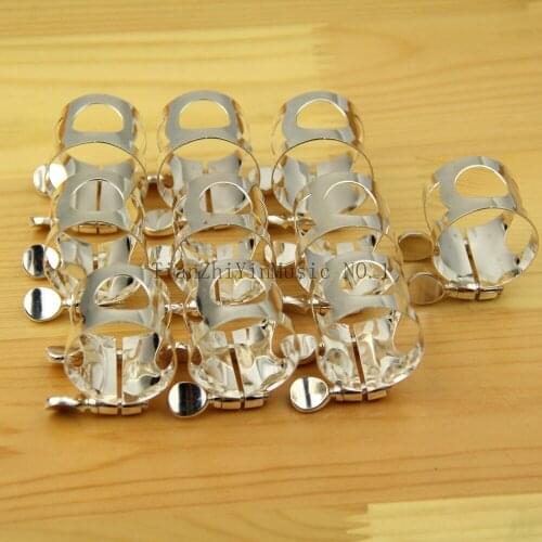 Clarinet parts bB Clarinet ligature 10pcs Silver plafe