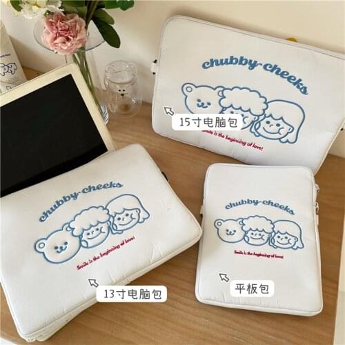 Designer Thick Cotton Ipad Laptop 11 13 15Inch Inner Bag Case Tablet Sleeve Pouch Bag for Ipad Air Laptop Sleeve Bag 2021