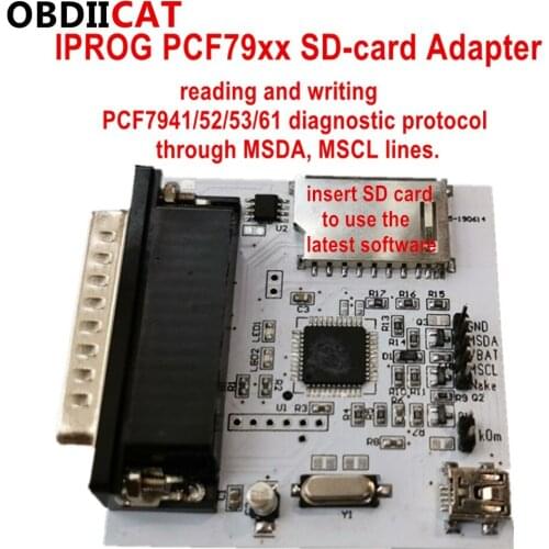 IPROG+ iProg Programmer Replace Parts CAN BUS/K-Line/RFID/MB IR/PCF79XX/5pcs Probe Adapters Without Soldering/ 35080/160