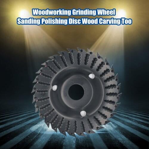 Angle Grinder Wheel with 5/8 inch Arbor Wood Polishing Shaping Wheel with Teeth Grinder Concrete Granite Stone Cut
