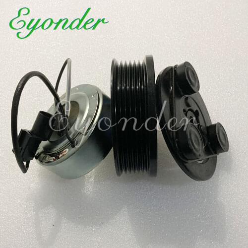 A/C AC Air Conditoning Compressor Electromagnetic Magnetic Clutch PV6 for Mitsubishi OUTLANDER I 2.0 AKC200A205C AKC200A215AR