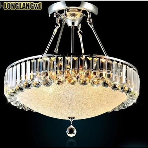 Creative fashion Modern LED crystal chandelier living room bedroom restaurant lighting