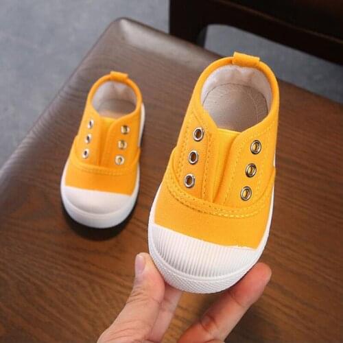 New Children Canvas Toddler Shoes Boys Girls Breathable Shoes Soft Bottom Running Shoe Tenis Sneakers Kids 2 3 4 5 6 year old