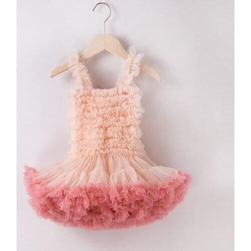 Girls Dress Lace Bowknot Princess Wedding Performance Formal Tutu Dress Clothes Girls Fashion for Party and Wedding Dress