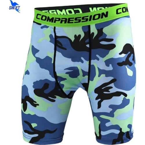 Summer Camouflag Running Shorts GYM Short Pants Quick-drying Stretch Football Trousers Jogging Compression Tights Fitness Men