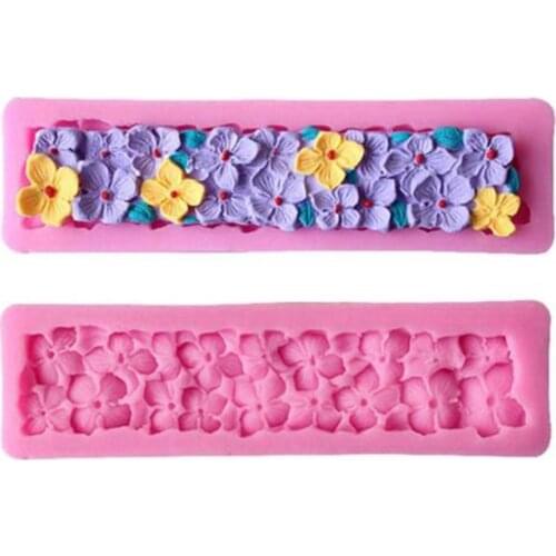 Fashion 3D Flowers Silicone Cake Mold DIY Fondant Cake Chocolate Decorating Baking Tools New 2019