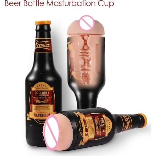 Real Vagina Masturbator Cup Pocket Pussy Sex Toys Men Aircraft Cup Delay Spray Time Trainers For Male Masturbation