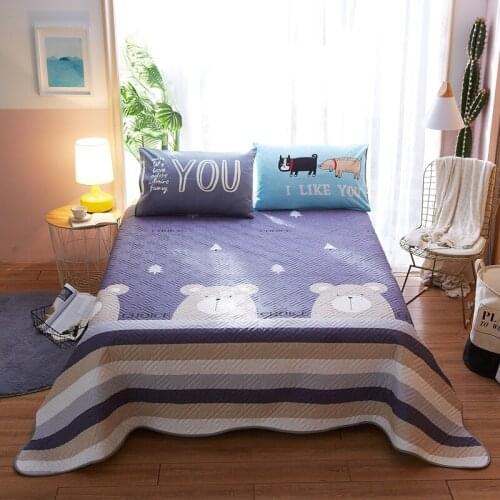 2019 new products 3Pcs Luxury Quilted quilt Blanket Bedspread 180x220cm and 225x245cm Bedsheet Pillowcase