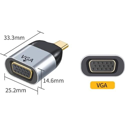 New 8K Type-C To HDMI-compatible/VGA/DP/RJ45/Mini DP 3D Effects HD Video Converter 4K 60Hz USB Type C For Samsung Adapter Huawei