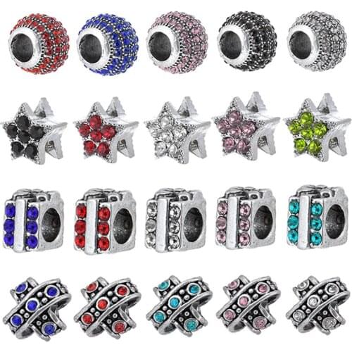 2Pcs/Lot New Arrival Crystal Gift Box Charms Beads Fits Brand Bracelets For Women Kids Christmas Jewelry Gift Making