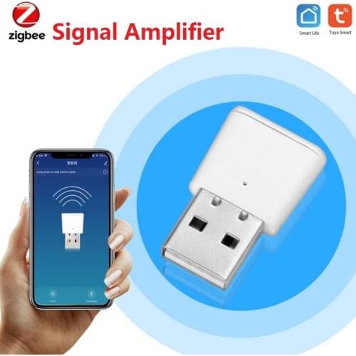Tuya Zigbee Smart Signal Repeater Amplifier USB Mini Zigbee Hub Signal Expand 20-30M For Smart Life APP Home Automation Module