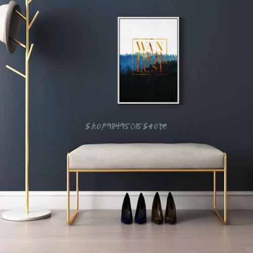 Simple Household Doorway Shoe Changing Stool Light Luxury Modern Cloakroom Stool Clothing Store Fitting Room Bench Footstool