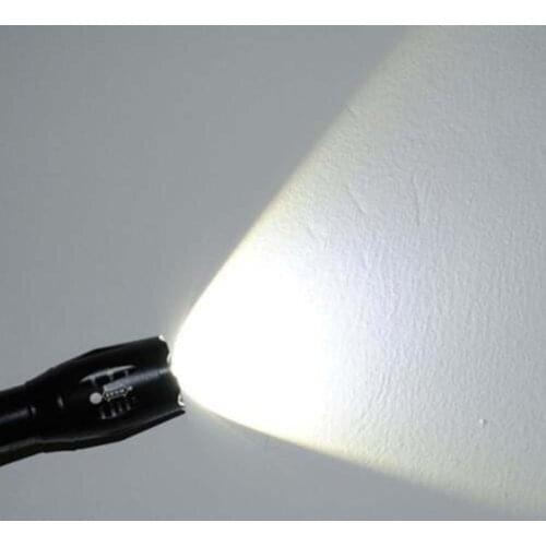 Led Flashlight Mini Torch Lanterna Tactical Flashlight Zoomable Waterproof Protable Outdoor Camping Bike Light