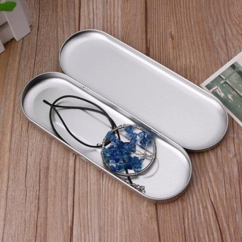 2021 New Silver Tin Pencil Box Storage Box Stationery Storage Box School Office Use Storage Storage Utensils