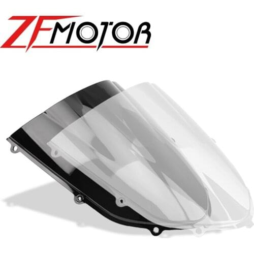 ZX10R 2004 2005 Motorcycle Windshield Windscreen Double Bubble For Kawasaki ZX-10R 04 05 ABS Plastic