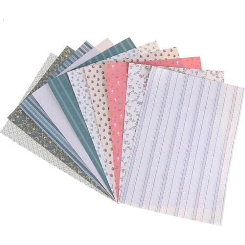 1:12 DIY Doll House A4(21x30cm) Kitchen Bathroom Living Room Bedroom Floor Cute Wallpaper for Dollhouse Decoration Accessories