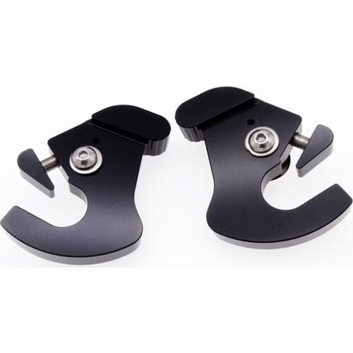 1 Pair Motorcycle Detachable Rotary Luggage Rack Docking Latch Clip for Harley Touring Softail Sportster Moto Luggage Rack Parts