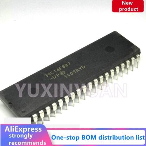 1PCS PIC16F887-I/P PIC16F887-E/P PIC16F887 DIP40
