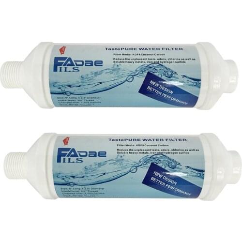 2 PACK OF TastePURE KDF/Carbon RV Water Filter