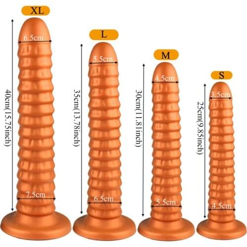 40cm Long Dildo Anal Plug Masturbator For Woman Liquid Silicone Dildos Suction Cup Butt Plug Sex Toys Vagina Stimulator GS0442