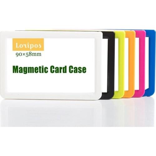 90*58mm Magnetic Card Display Rack Label Paper Sign Holder Case Fridge Magnet Frame Metal Shelf Price Talker Signage Rack