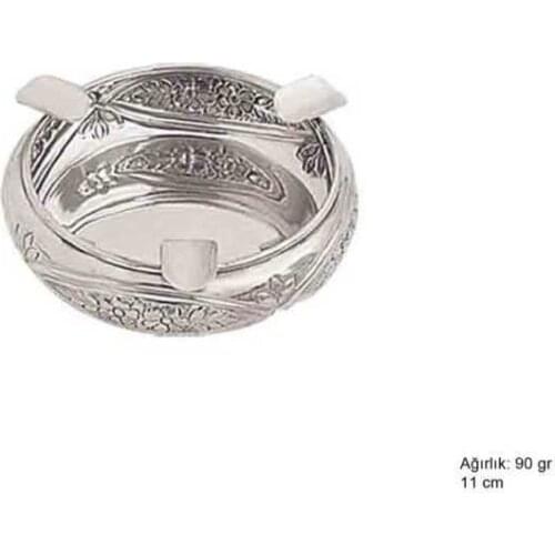 925 sterling Silver Daisy Pattern Ashtray