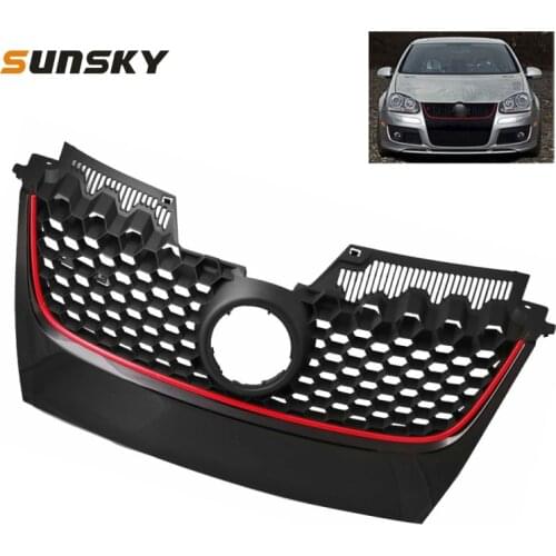 Car Front Racing Front Grille Grid Insect Net for Volkswagen Golf 5 MK5 V GTI