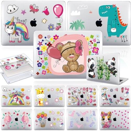 For Apple MacBook Pro 13/15/16 Inch/Macbook Air 11/13 Inch Lapto Case Transparent Hard Shell Protective Shell