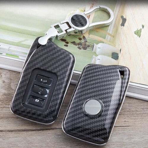 Carbon Fiber ABS Car Styling Key Cover Case For Lexus RX IS ES NX GS GX LX 300 330 350 200 250 270 470 460 570 400 450H CT200H