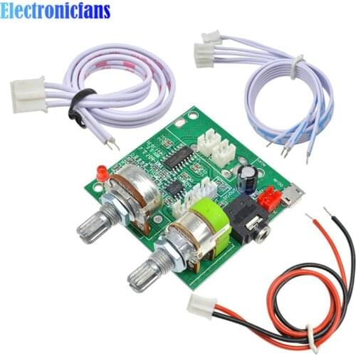 DC 5V 20W 2.1 Channel 3D Surround Digital Stereo Class D Audio Amplifier Digital Power AMP Board Module For Arduino With Wires