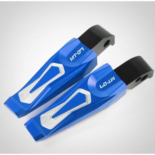 FOR yamaha MT07 MT-07 MT 07 2014-2016 2015 CNC Aluminum Motorcycle Passenger Foot Pegs Rear Footrest Pedals Folding Footrests
