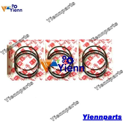 For Yanmar 3TN100 Piston Ring Set 719000-22500 For Yanmar F395D F475D Tractor 3TN100L Engine Rebuild Parts