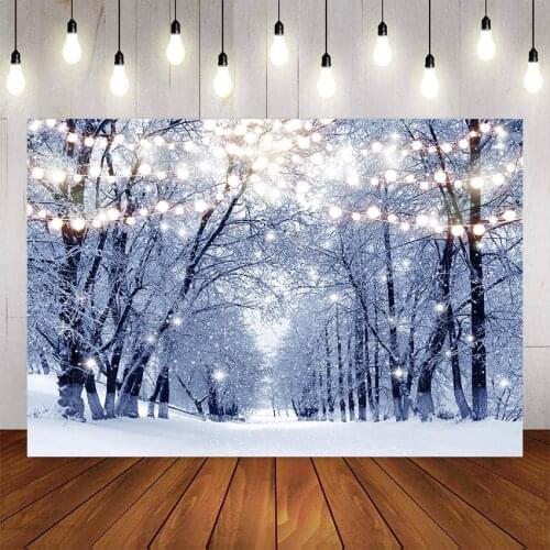 Photography Background Winter Christmas Snow Flash Decoration Christmas Backdrops Photo Studio Backdrop Photocall Photo Prop