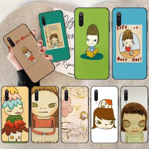 Art cartoon Yoshitomo Nara Phone Case Cover for Xiaomi Mi 10 Pro lite Mi9 9SE 8SE Pocophone F1 Mi 9T Pro
