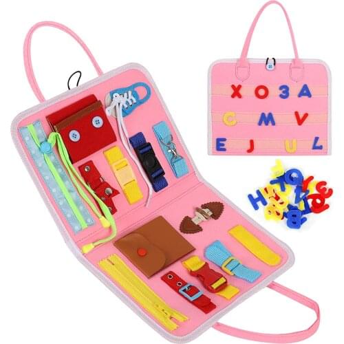 Montessori Toy Essential Educational Sensory Board For Toddlers Montessori Concept Education Toys For Helps Motor Skills New