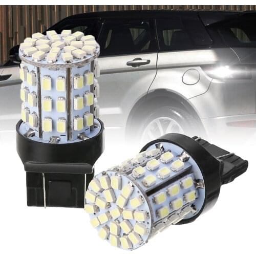 Mayitr 2pcs 7443 64LED Backup Reverse Lights Super White Car Signal Lamp for 7440 7444 7441 992 992A W21W Bulb