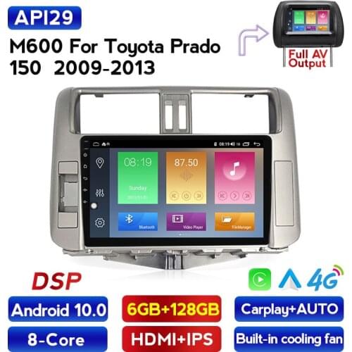MEKEDE Octa Core 6G RAM Car radio for Toyota Land Cruiser Prado 150 2009-2013 Car GPS radio wifi cassette