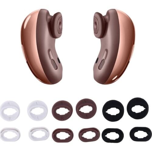 Soft Silicone Earbuds Cover Eartips Ear Cap Earplugs Earhook for SAMSUNG -Galaxy Buds live Bluetooth Earphone Headphones