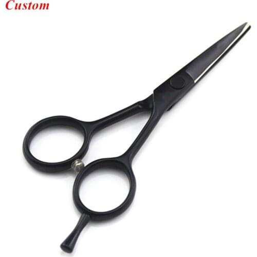 Custom japan 4 5 5.5 inch small hair scissors cutting barber nose trimmer haircut scissor eyebrows shears hairdressing scissors