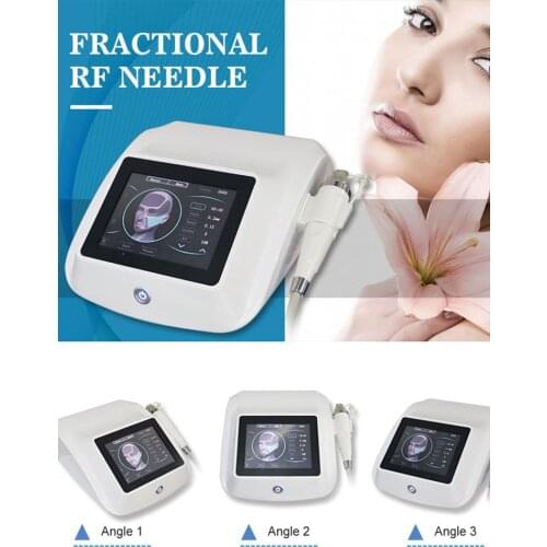 Portable type RF fractional micro-needle machine stretch marks remover skin lifting rejuvenation wrinkle removal machine