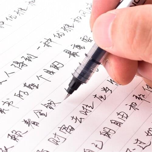 Luxury quality 155 Black Blue Red ink gel pens Student School Office accessories Stationery Big Ink Capacity Ballpoint pen