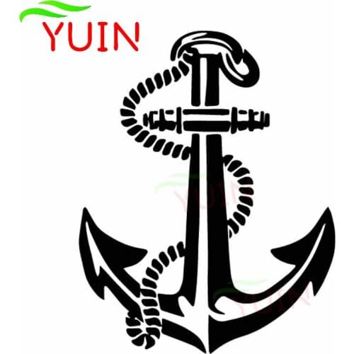 Ship Anchor Rope Exquisite Seaman Travel Car Decals Body Decoration Personalized PVC Waterproof Sticker Color Can Be Customized
