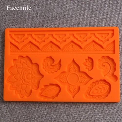 3D Silicone Cookie Fondant Gift Mold Cupcake Soap Biscuit Chocolate Mould DIY kitchen Gift Decoration Tool 02025