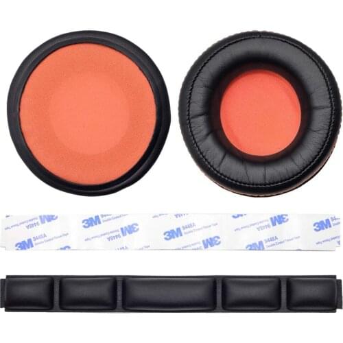 Replacement Ear pad Cushion Bands forSteelSeries Siberia 840 800 Wireless Headset Dolby 7.1 Headphone (Ear pad+Headband)
