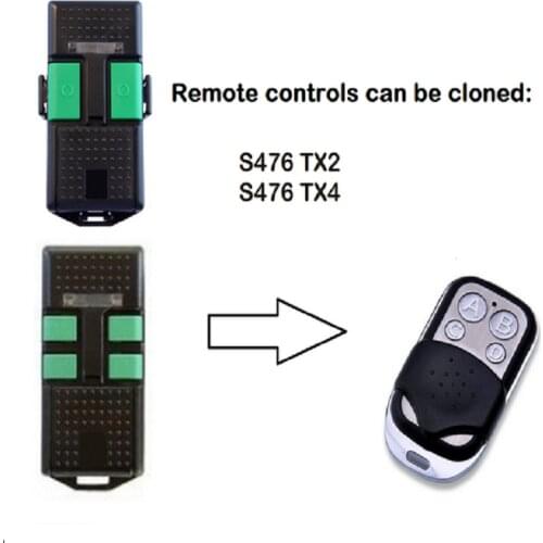 Replacement Clone Remote Control Garage Door Duplicator Fixed code 433.92MHz for S476 TX2, S476 TX4