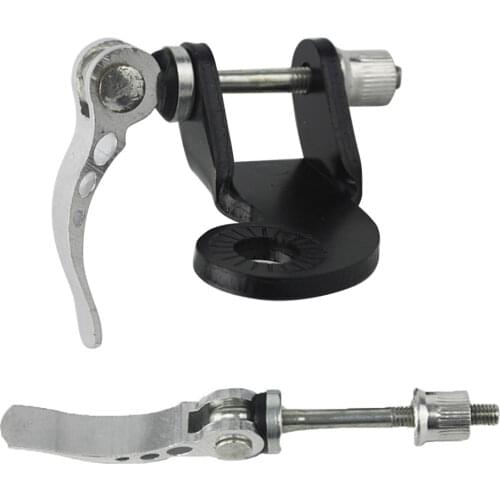 Universal Bike Trailer Coupler Steel Linker Trailer Hitch Adapter Mount Attachment With 2pcs Quick Release Rod Black Bike Parts